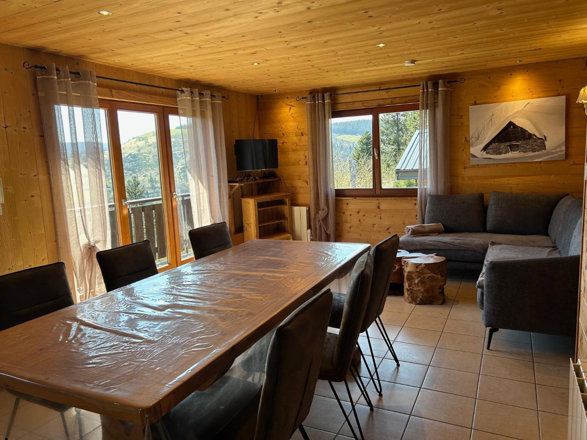 Chalet Les Bouleaux, La Montagne Des Lamas La Bresse Buitenkant foto